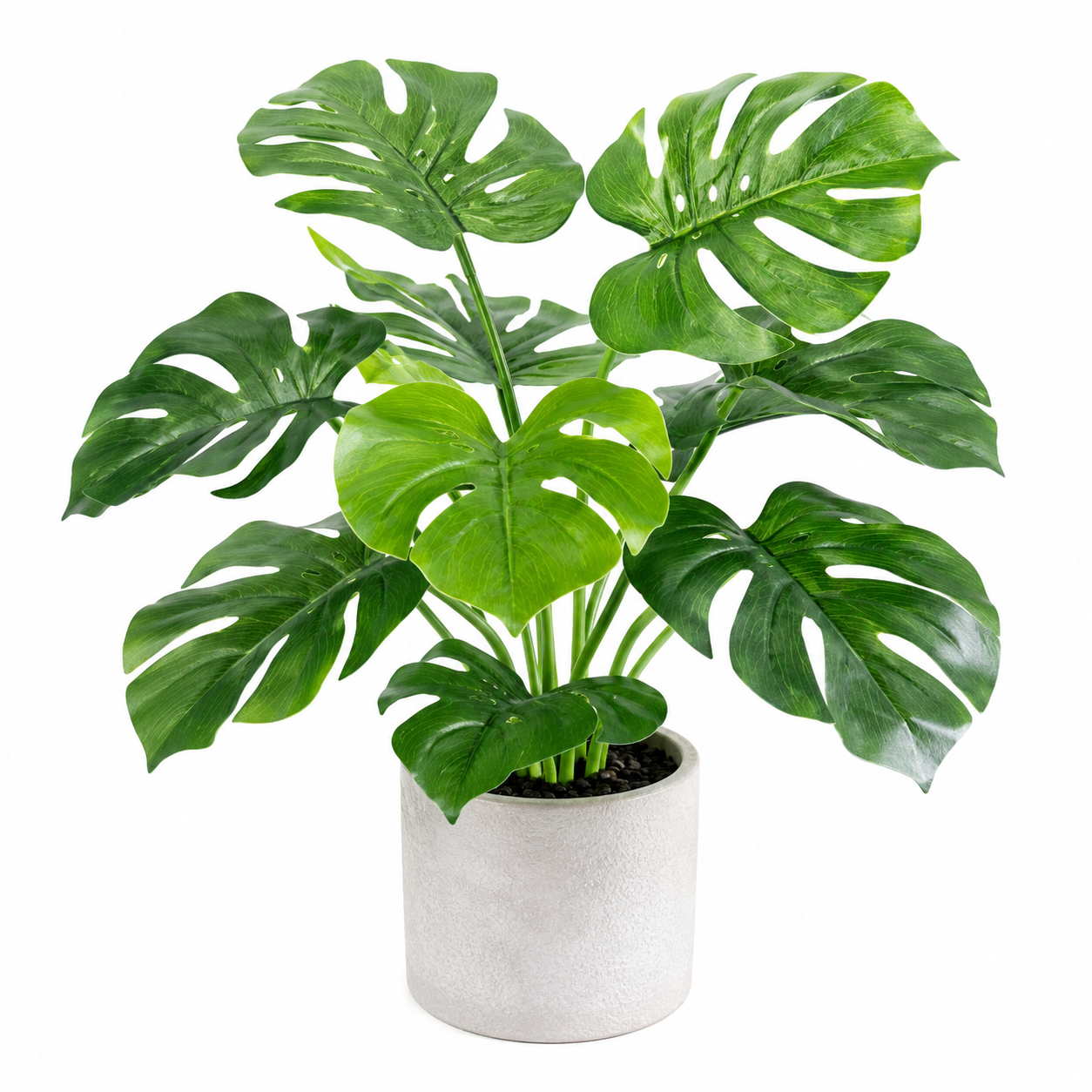 Masrjkie® Mini Artificial Monstera Plant
