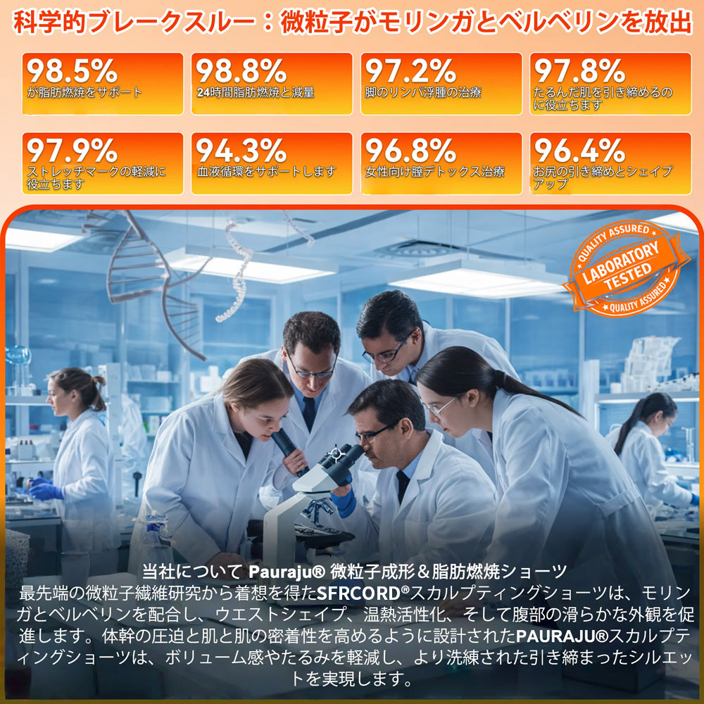🇯🇵Sfrcord® 4in1 サーモジェニックシェイピングショーツ（モリンガ＆ベルベリン配合）💯 – ⚡ 体型補整・代謝サポート・デイリー着用向けコンプレッションショーツ（30分ルーティン）🌸 期間限定最大70％OFF🔥