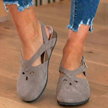 Sandales orthopédiques élégantes pour femme – Chaussures confortables à bride réglable, respirantes et antidérapantes pour la marche quotidienne, voyages et activités estivales