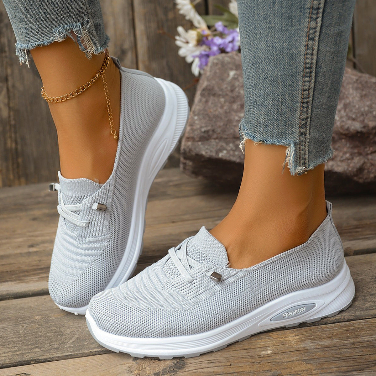 🔥Dernier jour : -90 %🔥 Baskets sans lacets pour femmes – Chaussures orthopédiques