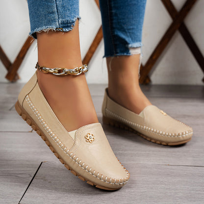 🔥Meilleure vente - Dernier jour : 90 % de réduction🔥 Chaussures orthopédiques en cuir, légères, antidérapantes et respirantes pour femmes