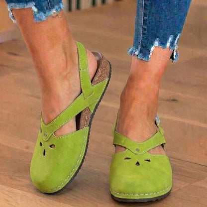 Sandales orthopédiques élégantes pour femme – Chaussures confortables à bride réglable, respirantes et antidérapantes pour la marche quotidienne, voyages et activités estivales