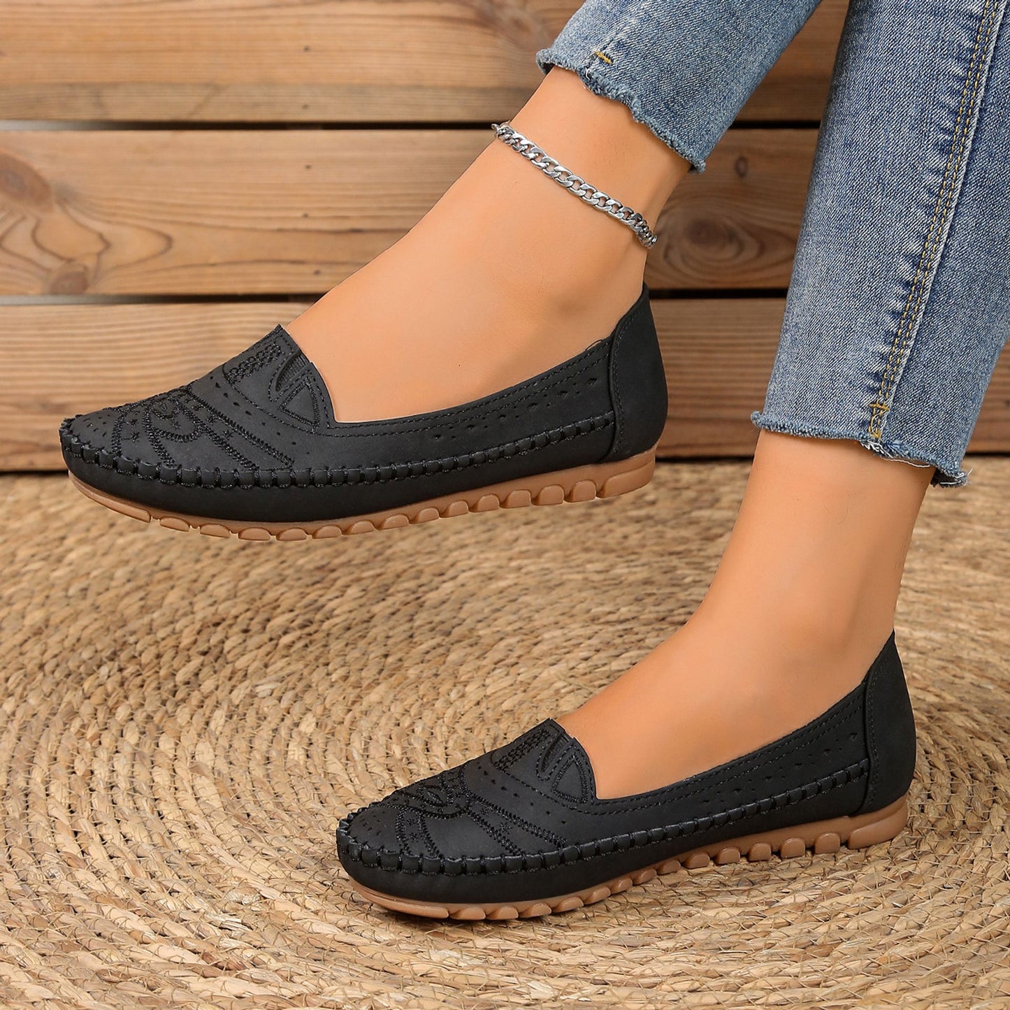 🔥Meilleure vente - Dernier jour : 60 % de réduction🔥Chaussures orthopédiques en cuir, légères et respirantes