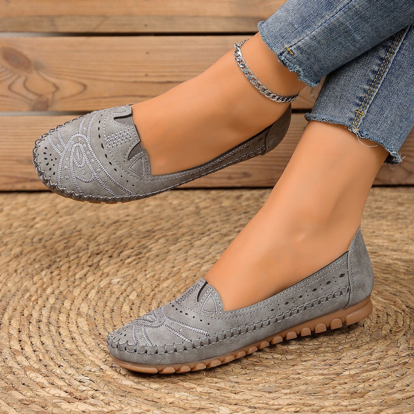 🔥Meilleure vente - Dernier jour : 60 % de réduction🔥Chaussures orthopédiques en cuir, légères et respirantes
