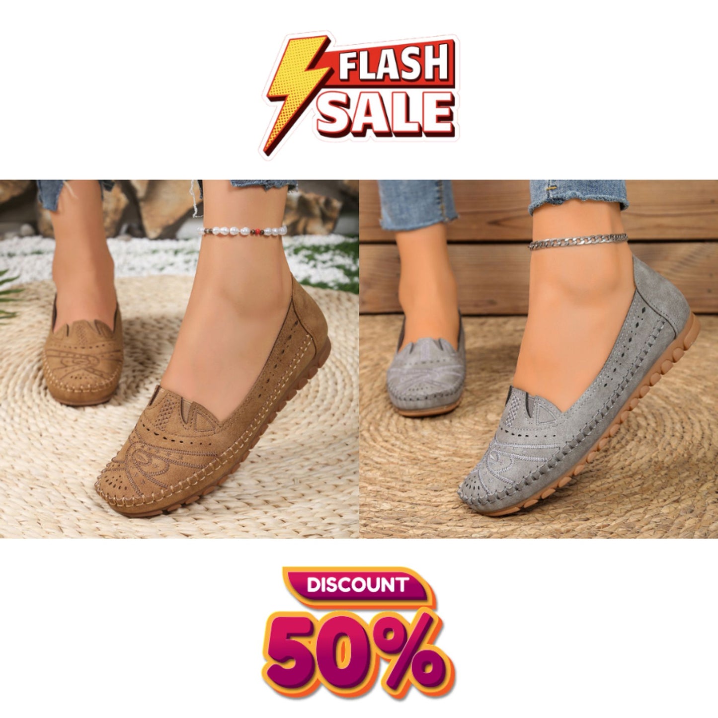 🔥Meilleure vente - Dernier jour : 60 % de réduction🔥Chaussures orthopédiques en cuir, légères et respirantes