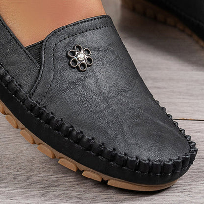 🔥Meilleure vente - Dernier jour : 90 % de réduction🔥 Chaussures orthopédiques en cuir, légères, antidérapantes et respirantes pour femmes