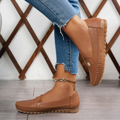 🔥Meilleure vente - Dernier jour : 90 % de réduction🔥 Chaussures orthopédiques en cuir, légères, antidérapantes et respirantes pour femmes