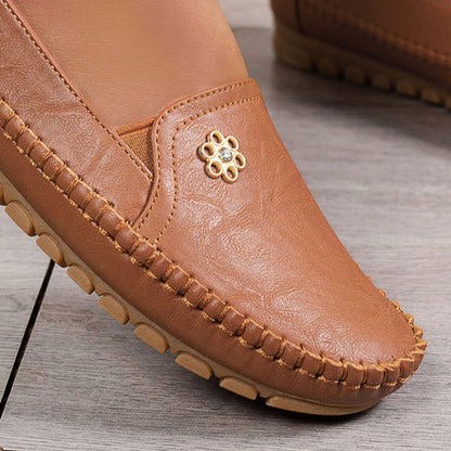 🔥Meilleure vente - Dernier jour : 90 % de réduction🔥 Chaussures orthopédiques en cuir, légères, antidérapantes et respirantes pour femmes