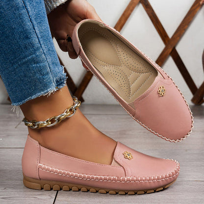 🔥Meilleure vente - Dernier jour : 90 % de réduction🔥 Chaussures orthopédiques en cuir, légères, antidérapantes et respirantes pour femmes